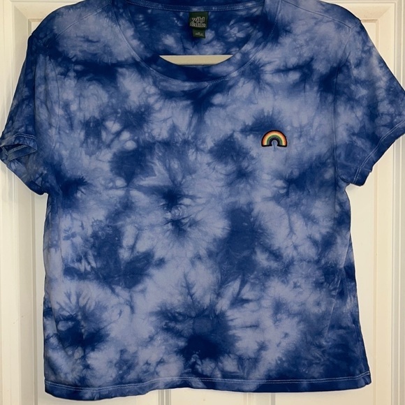 Wild Fable tie dye crop tee Medium - Picture 1 of 3